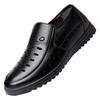 The First Layer of Cowhide Summer New Breathable Hollow Hole Shoes Men's Leather Shoes Outdoor Tooling Leather Shoes