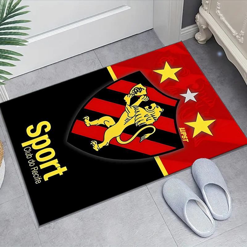 1pc Football Team Design Area Rug - Non-Slip, Soft & Cozy Floor Mat for Living Room, Bedroom, Office - Indoor/Outdoor Decorative Carpet