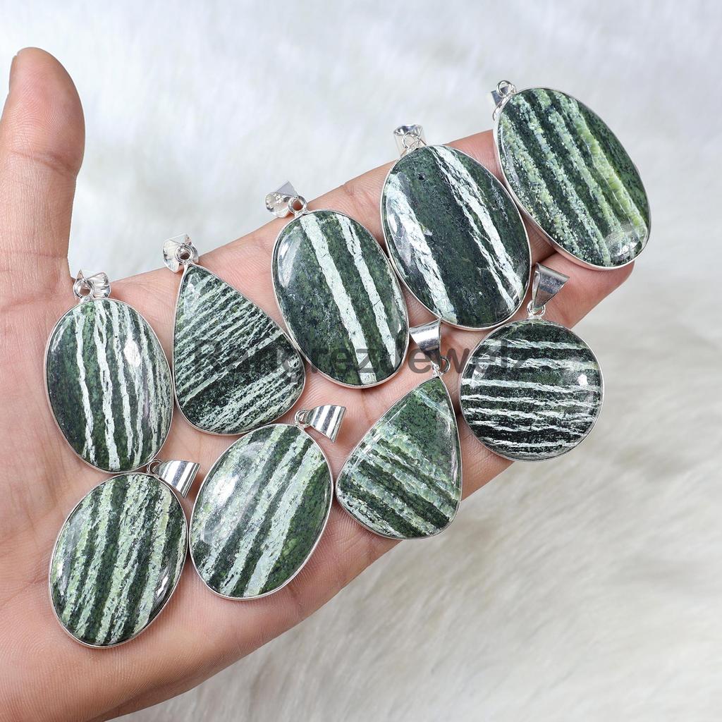 Swiss Opal Pendant Sterling Silver Pendant Bezel Pendant Green Swiss Opal Gemstone Pendant Handmade Pendant Swiss Opal Jewelry Brass Pendant Necklace