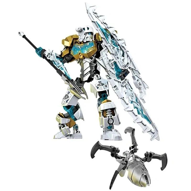 Bionicle Guerrieri Teschio Action Figure Collezione Blocchi da Costruzione Umarak Uxar Maschera Maestro Bestia Tempesta Anime Mattoncini Giocattolo Regali per Bambini