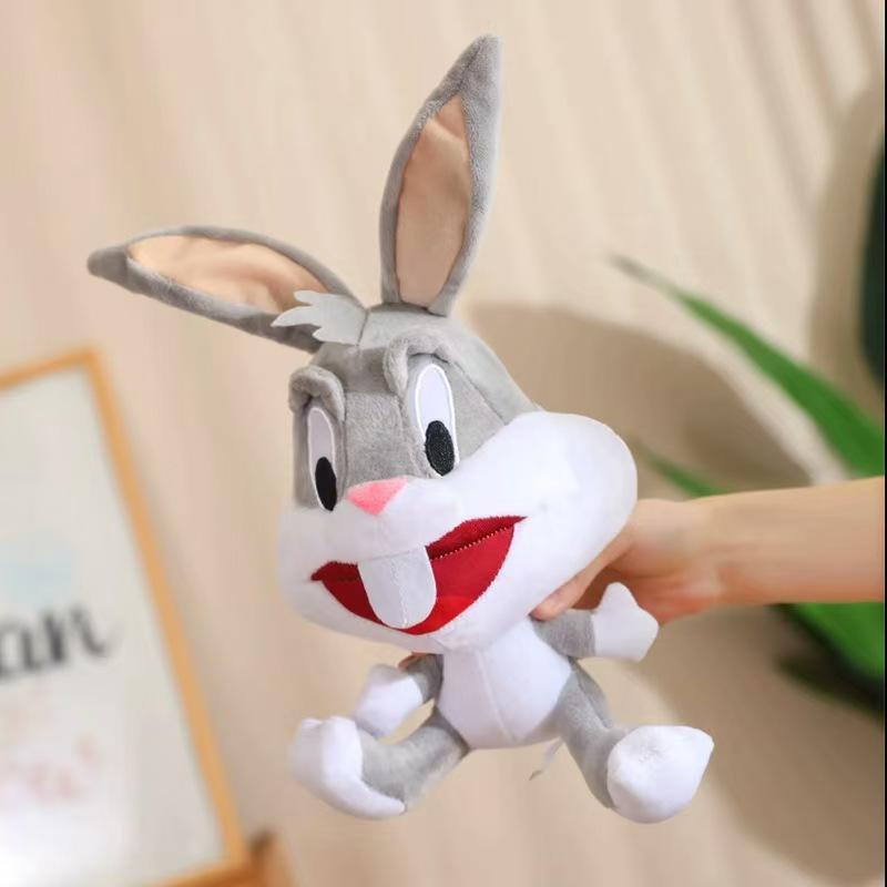 Non-Toxic New Product Cute Cartoon Big Mouth Monster Rabbit Plush Doll Movie Animation Peripheral Doll Children'S Birthday Gift