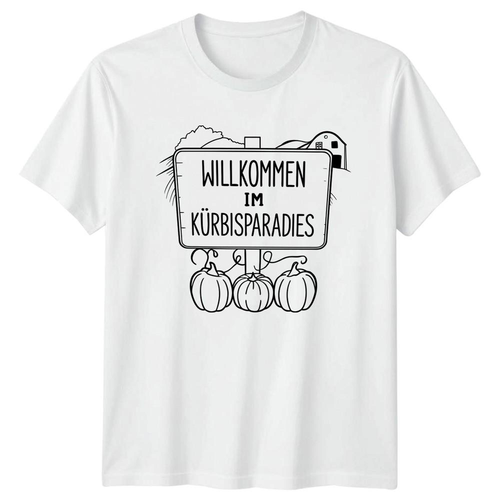 WillkomUnisex Im Krbisparadies TShirt Pumpkin Patch Autumn Thanksgiving Gift S