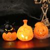 Indoor Halloween Party Lighting Night Light, Flameless Pumpkin LED Lamp, Decorative Vivid Tabletop Figurine Atmosphere Light for Holiday Home Decor