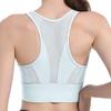 High-Impact Front Zipper Sports Bra with Fixed Cup