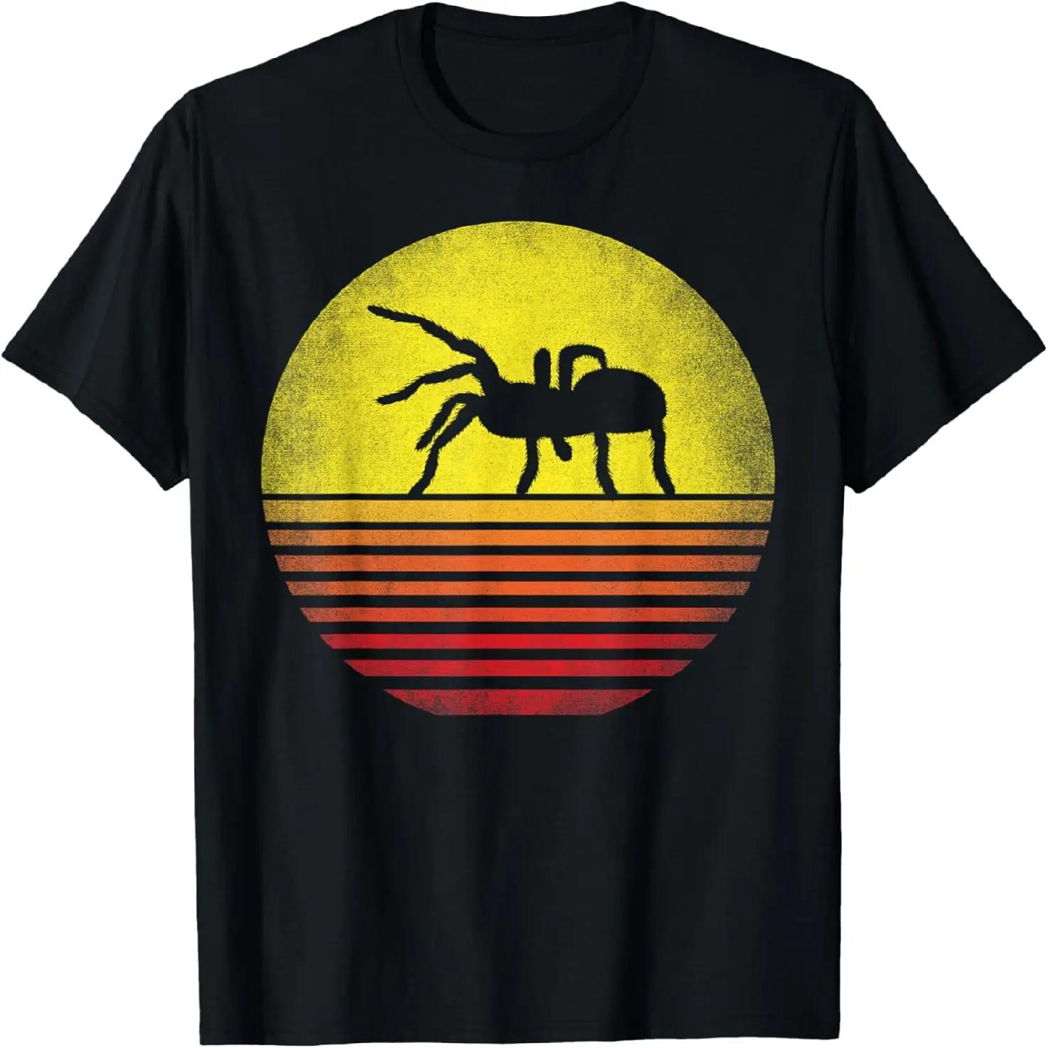 Tarantula Lover Retro Sunset Tarantula T-Shirt XXXXXL разноцветный