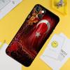 Turkey Flag Phone Case For iPhone 15 Pro 16 Pro 13 12 Mini 11 14 Pro Max XR 16 15 Plus 16e Cover Coque