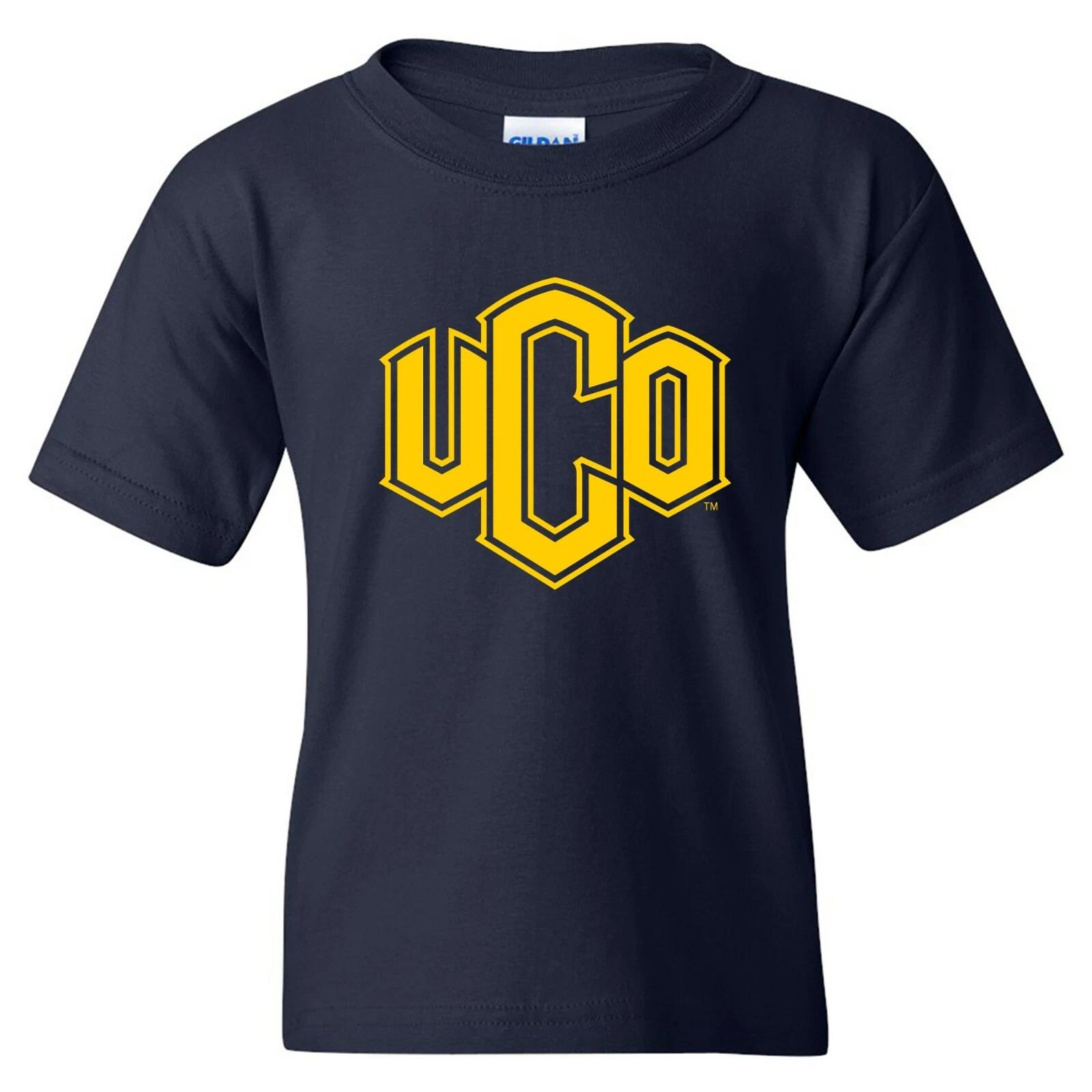 Central Oklahoma Bronchos Primary Logo - University College Youth T-Shirt - Navy XL