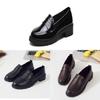 Womens Loafer Sneakers With Low Block Heel For Casual Daily Wear