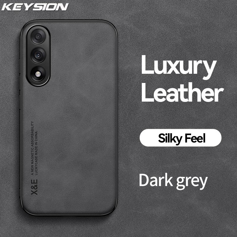 

KEYSION Роскошный ретро чехол из ПУ кожи для OnePlus Nord 5 Мягкий силикон+ПК Противоударная задняя крышка для телефона для OnePlus 1+ Nord 5 for OnePlus Nord 5