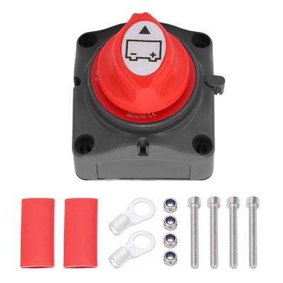 Batterietrennschalter Ein Aus 12‑48VDC 275A Hitzebeständig Universal für Auto Wohnmobil ATV Boot