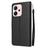 For Oppo Reno14 F 5G Case Wallet Stand PU Leather Phone Cover with Wrist Strap