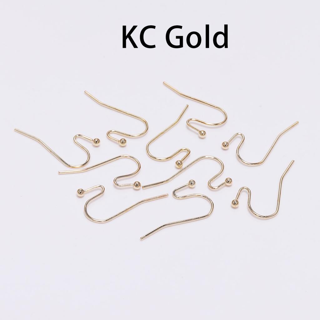 100pcs/lot 21*16mm Earring Hooks Findings Ear Hook Earrings Clasps For Jewelry Making DIY Earwire Supplies