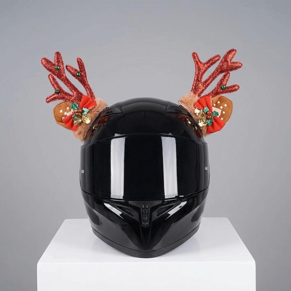 Creative Motorcycle Helmet Decoration 3D Motorcycle Helmet Antlers Festive Decorations