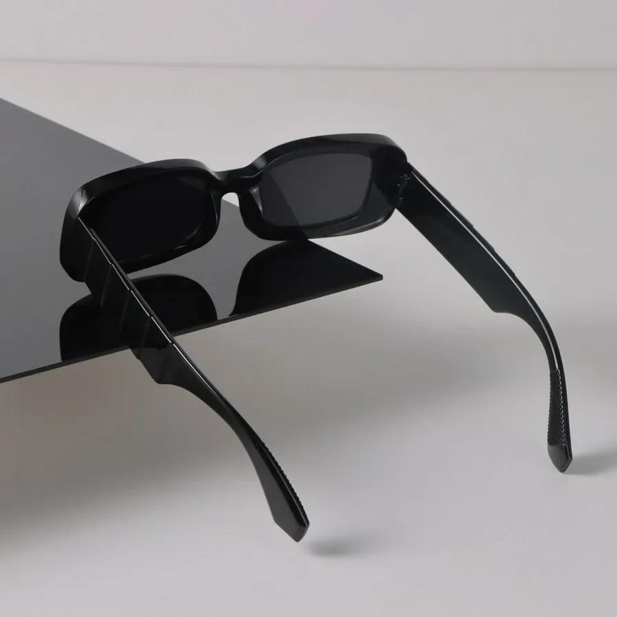 Retro Sunglasses Female Male Square Mirror Clear Luxury Eyewear Sexy Designer Black Sun Eyewear for Female Male