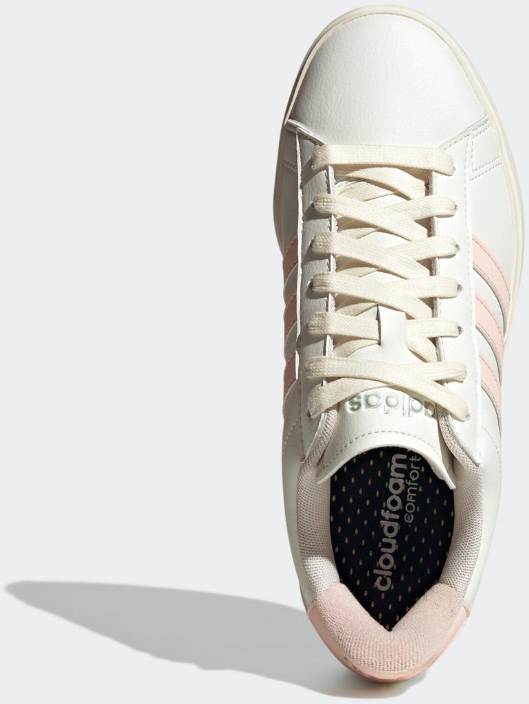 Кроссовки Adidas Grand Court 2.0 Women core white/wonder quartz/linen green met