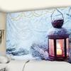 Psychedelic Scene Wall Tapestry Christmas Fireplace Home Decor Tapestry Christmas Tree Bohemian Tapestry