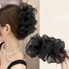Dames Effen Kleur Grote Haarklauw, Krab Speld Bad Clip Hoofddeksel Haaraccessoires Cadeau