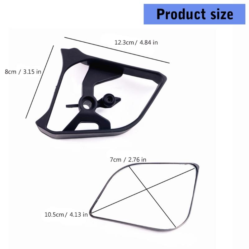 Motorradteile Beweglicher Rückspiegel Vorwärts für XMAX300 2017-2022 Klarer Rückspiegel