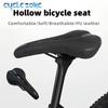 Bicycle Saddle Lightweight Non-Slip PU MTB Road Bike Saddle Shockproof Breathable Hollow Cycling Seat Cushion Bike Accessories