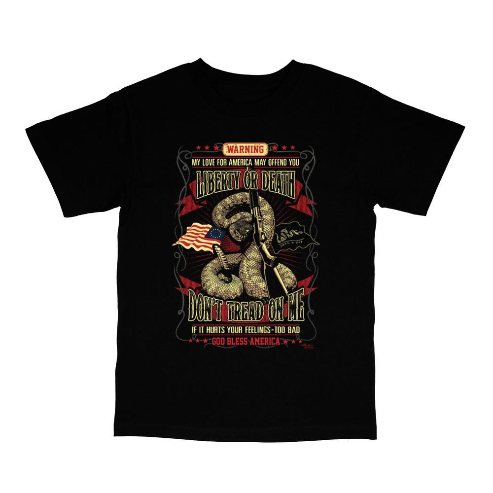 Dont Tread On Me Mens Patriotic Short Sleeve  21994D2 Unisex T-Shirt XXL