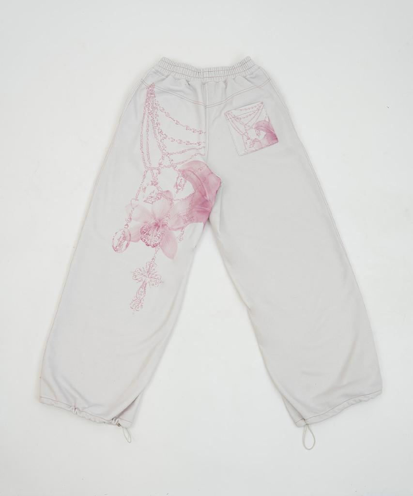 ELFELFELF ARCHIVES Lily Jewel Sweatpants [Pink]