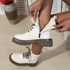Fashion Women's 2025 New Autumn and Winter Platform Skinny Boots All-match Cotton Booties