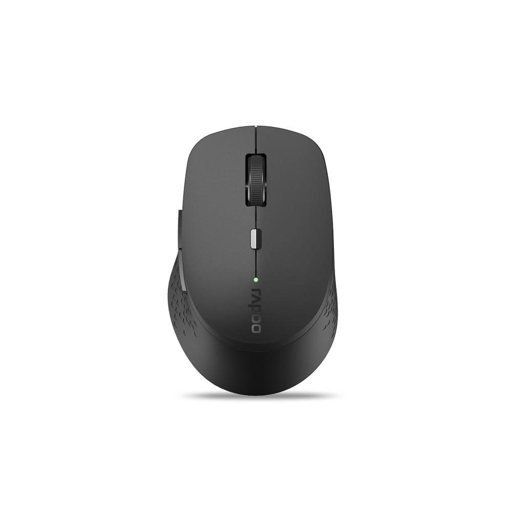 [Official Japanese Distributor] Rapoo M300G Silent Wireless Mouse, Bluetooth 5.0, 2.4GHz, Multi-Device, 2400dpi (Black)