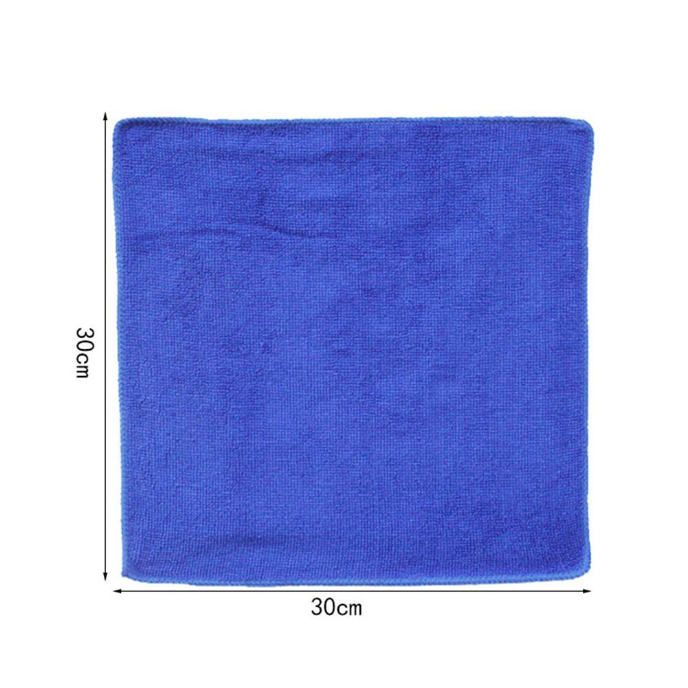 

30*30CM Microfiber Towel Kitchen Wash Auto Car Home Cleaning Wash Clean Cloth Blue Automotive Care Cleaning Parts