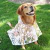 Pet Dog Raincoat Cape Corgi Shiba Dog Teddy Magic Bucket All-inclusive Waterproof Clothes Poncho Small Dog