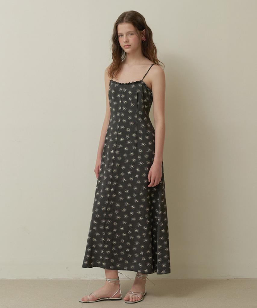 Murmure Irini Flower Frill Neck Dress_Irini Dress