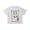260 GSM Double Yarn 32 Count 100% Cotton Demon Slayer V53 Mitsuri Waifu Print Unisex Heavy Cotton T Shirt