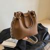 Bag Korean high-end versatile bucket bag spring and summer new broadband shoulder messenger bag women's handbag