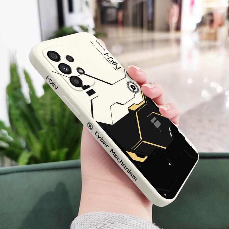 

Gold Machinery Phone Case For Samsung Galaxy A73 A53 A33 A23 A13 A03 A72 A52 A52S A32 A22 A12 A71 A51 A31 A21S Silicone Cover Samsung A53 5G белый