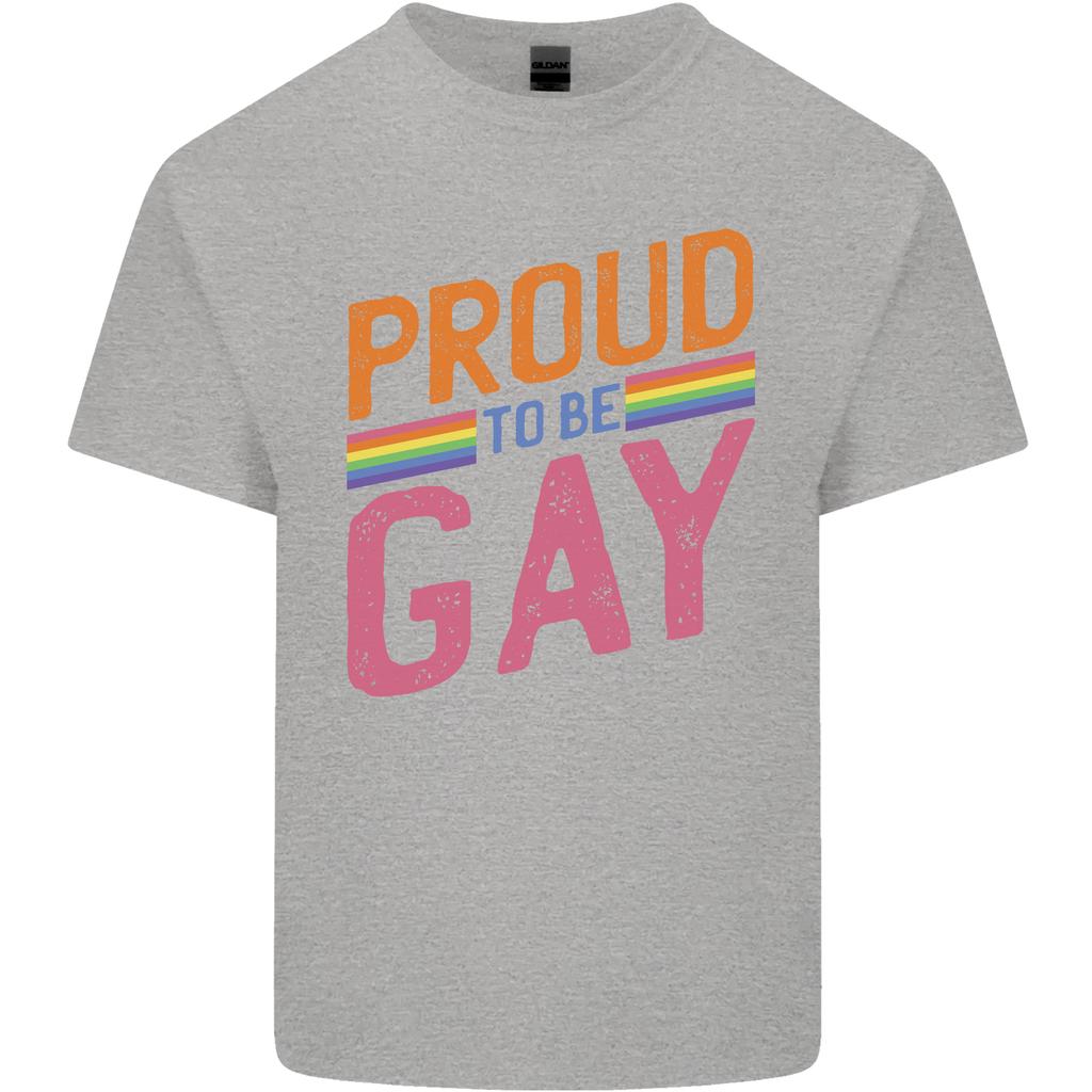 LGBT Pride Awareness Proud To Be Gay Unisexs Light Cotton TShirt