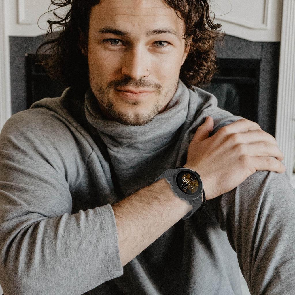 Protective Case Compatible for SUUNTO 7 Smart Watch Dustproof Shockproof TPU Case