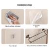 Mengting Space Aluminum Wall-Mounted Towel Rack