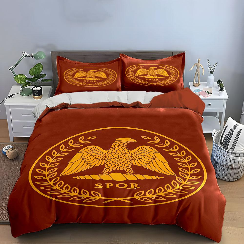 Golden eagle, SPQR, laurel. Bedding sets Duvet cover sets Duvet covers Pillowcases(1* Duvet Cover 2* Pillowcases without duvet insert)