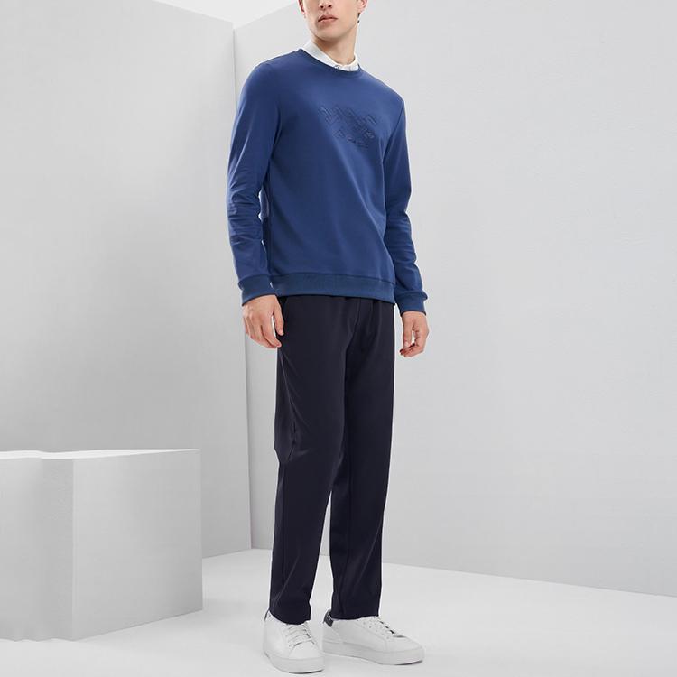 New FILA Sweatshirt Men's Dark Indigo F11M331205FDB