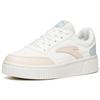 Anta Life Collection Cookie Shoes Anti Slip Wear Resistant Low Top Skateboard Shoes Women's White Brown Sneakers 922358005-2