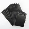 1Pcs PU Leather Conference File Folder Black Writing Pad New A4 A5 Clipboard  Office Supply