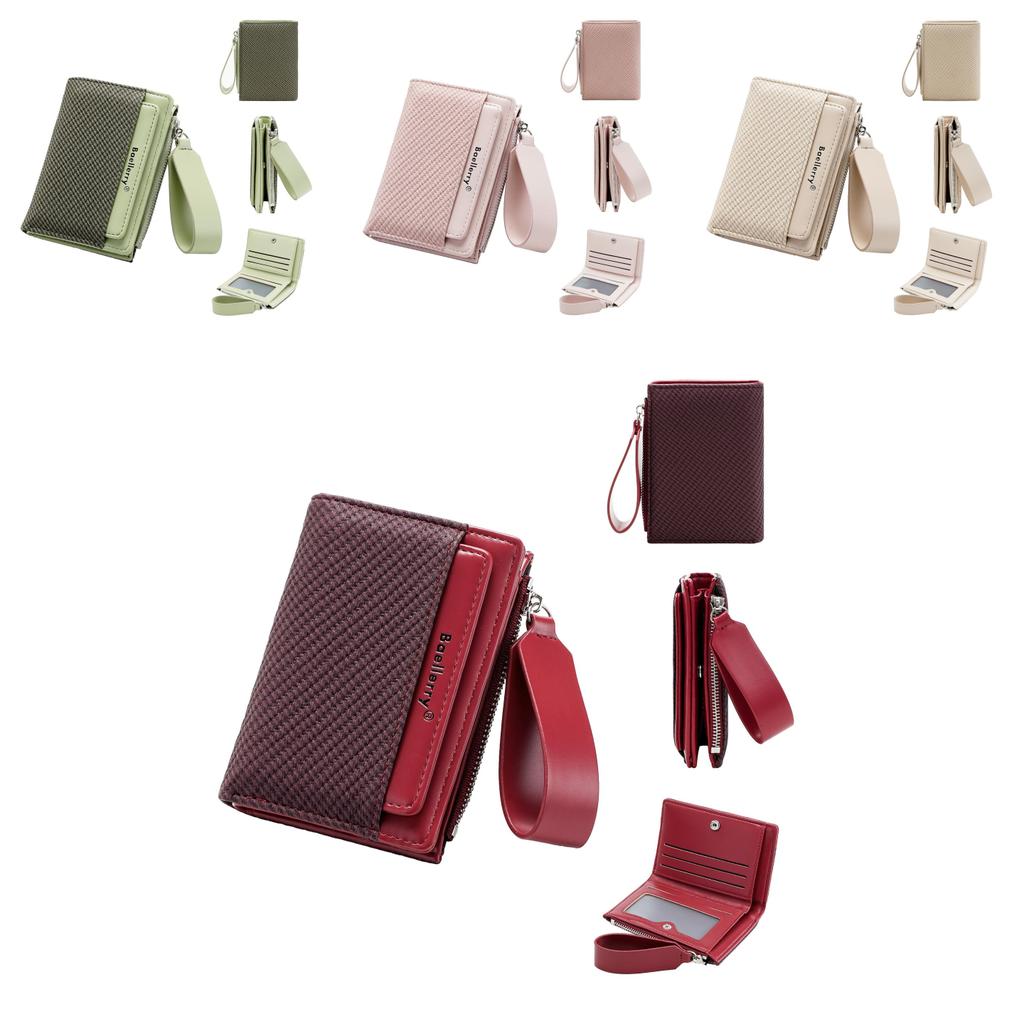 Minimalist Pu Womens Short Wallet With Card Holder And Coin Pocket For Daily Use