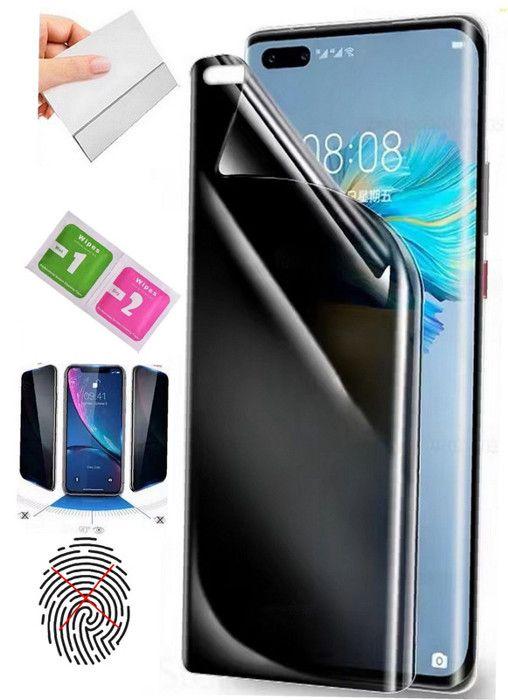 Film hydrogel protection écran - Xiaomi - Poco M3 - Anti-espion - Noir - Sensibilité tactile préservée