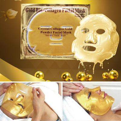 Altın Maske Jel Kollajen Yüz Maskeleri Yaşlanma Karşıtı Şişlikler İçin Derin Nemlendirici Yüz Bakımı Cilt Bakımı Cildi Sıkılaştırın ve Cildi Canlandırın