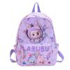 Small Cartoon Bunny Girl Student Backpack With Breathable Oxford Fabric For Daily Use