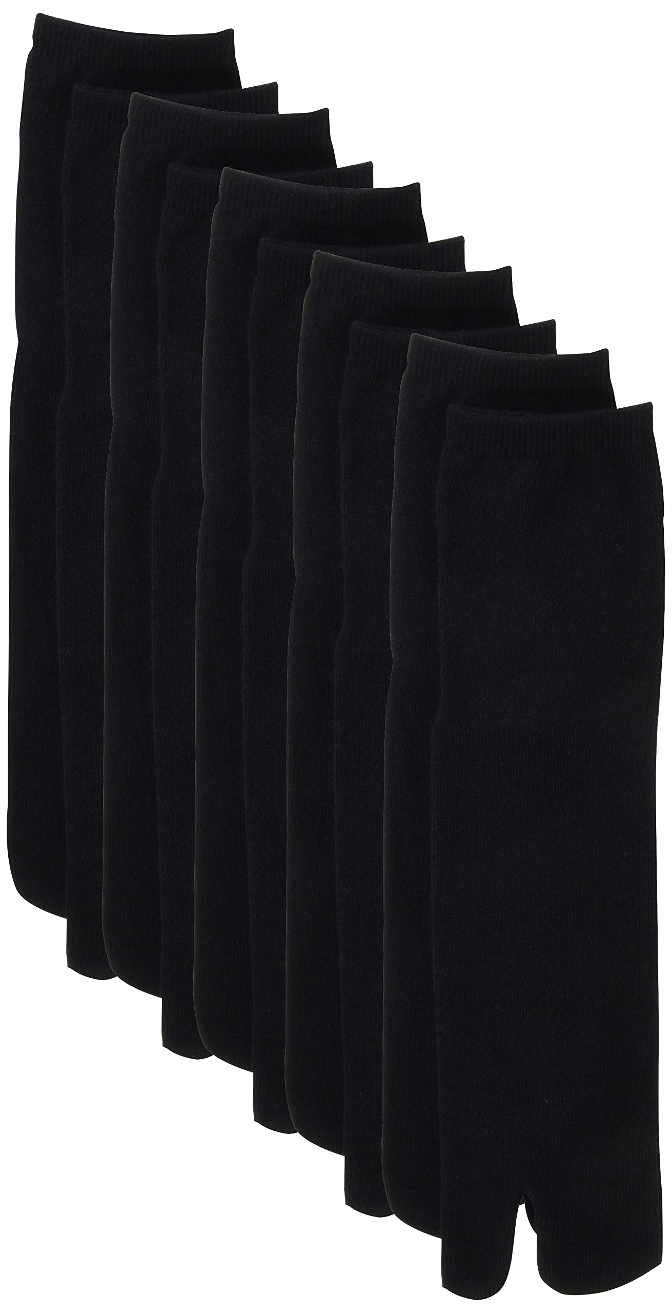 

Iyashi Tabi Crew Short Size Socks, Men s, Black, L, 28-30cm