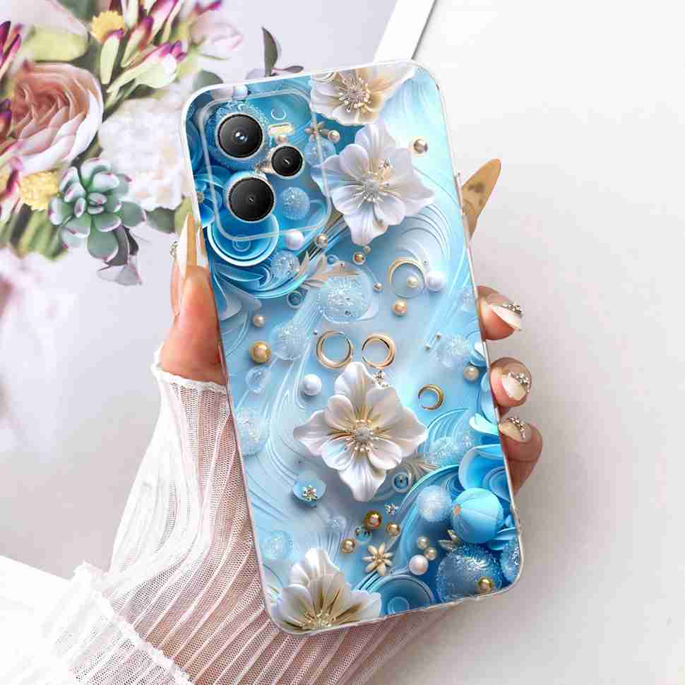 For Realme C 35 C35 Case 2022 Gold Dragon Cover Soft Silicone Fundas For Realme Narzo 50A Prime RealmeC35 Phone Case Bags