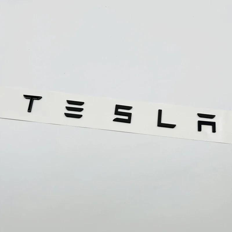 

Автомобильная наклейка 2025 Новый Tesla 3D ABS Карбон Хром Черный Логотип Буквы Tesla Эмблема Буквы на Задний Багажник Автомобиля Для Tesla Model 3 Y X S A