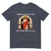 Funny Easter Jesus Coming Out Of My Cave Retro Humor Easter TShirt