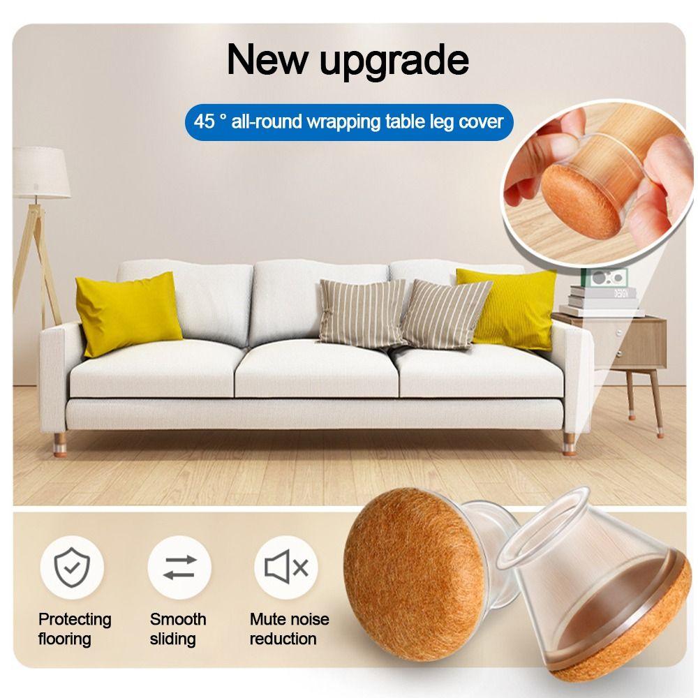Reduce Noise Chair Leg Covers Silicone Furniture Pads New Floor Protector