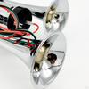 Sada elektrické klaksonu pro vozidla, hlasitý 120 dB, 400-600 Hz, reproduktor pro vlak, prémiové dvojité trubky